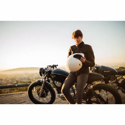 Cască Moto Dual-Sport Vintage SHOEI EX-ZERO · Alb  - 1