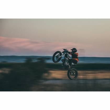 Cască Moto Dual-Sport Vintage SHOEI EX-ZERO · Negru Mat  - 2