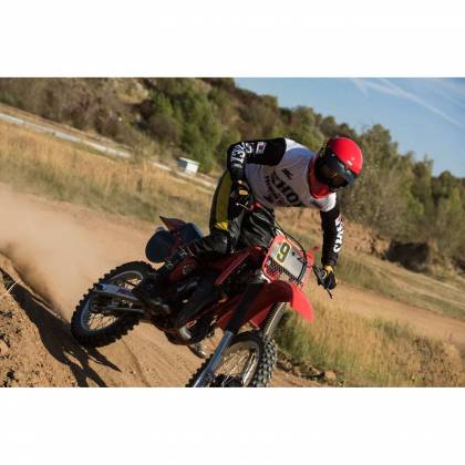 Cască Moto Dual-Sport Vintage SHOEI EX-ZERO · Roșu  - 2