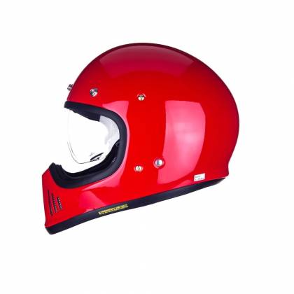 Cască Moto Dual-Sport Vintage SHOEI EX-ZERO · Roșu  - 5