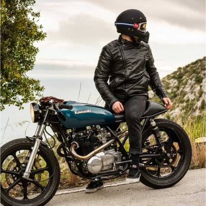 Cască Moto Dual-Sport Vintage SHOEI EX-ZERO · Gri  - 1