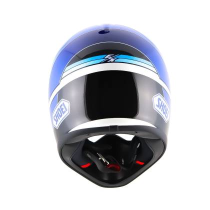 Cască Moto Dual-Sport Vintage SHOEI EX-ZERO EQUATION TC-11 · Alb / Albastru / Negru  - 3