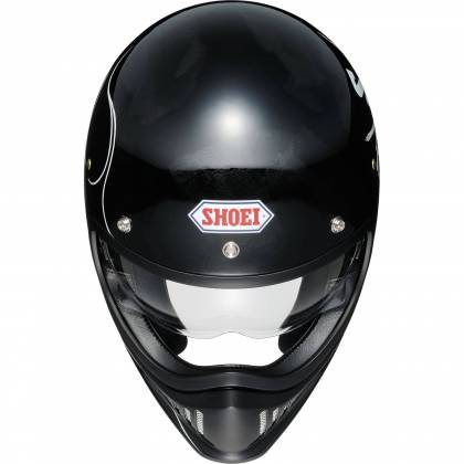 Cască Moto Dual-Sport Vintage SHOEI EX-ZERO XANADU TC-5 · Negru / Alb  - 11