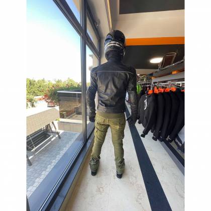 Cască Moto Dual-Sport Vintage SHOEI EX-ZERO XANADU TC-5 · Negru / Alb  - 3