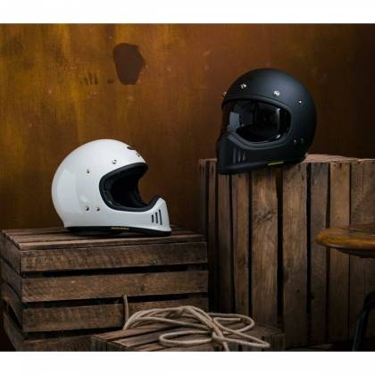 Cască Moto Dual-Sport Vintage SHOEI EX-ZERO XANADU TC-5 · Negru / Alb  - 18