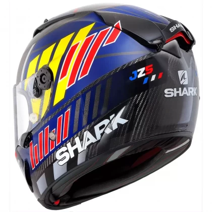 Cască Moto Integrală SHARK RACE-R PRO CARBON REPLICA ZARCO SPEEDBLOCK · Negru / Albastru / Roșu  - 2
