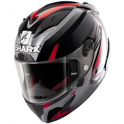 Cască Moto Integrală SHARK RACE-R PRO ASPY · Negru / Gri / Roșu  - 0