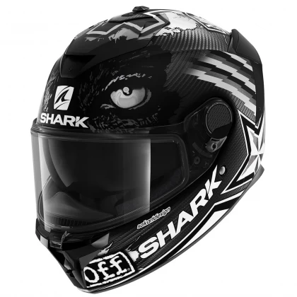Cască Moto Integrală SHARK SPARTAN GT CARBON REDDING MAT · Negru Mat / Alb  - 0