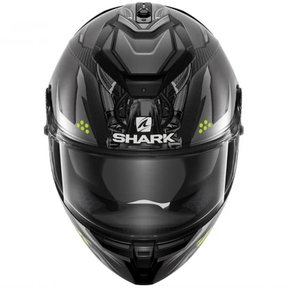 Cască Moto Integrală SHARK SPARTAN GT CARBON URIKAN MAT · Negru / Gri Mat / Galben  - 1