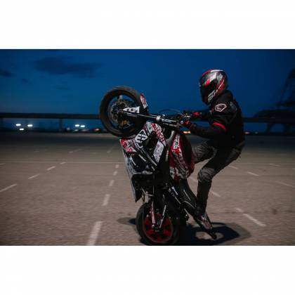 Cască Moto Integrală SHARK RIDILL 1.2 PHAZ MAT · Negru / Roșu / Alb  - 2