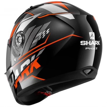 Cască Moto Integrală SHARK RIDILL 1.2 PHAZ · Negru / Portocaliu / Gri  - 4