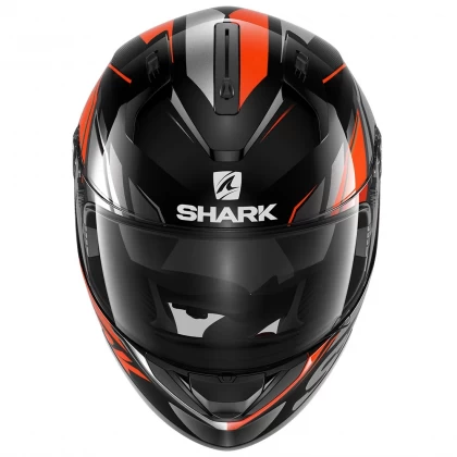 Cască Moto Integrală SHARK RIDILL 1.2 PHAZ · Negru / Portocaliu / Gri  - 3
