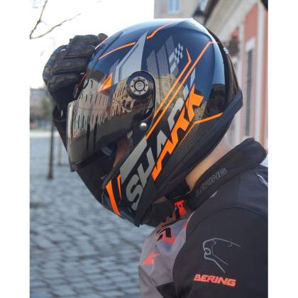 Cască Moto Integrală SHARK RIDILL 1.2 PHAZ · Negru / Portocaliu / Gri  - 1