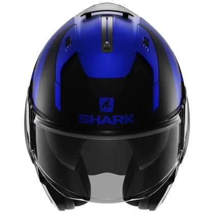 Cască Moto Modulară SHARK EVO ES KEDJE MAT · Negru / Albastru  - 4