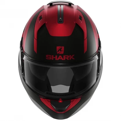 Cască Moto Modulară SHARK EVO ES KEDJE MAT · Negru / Roșu  - 1