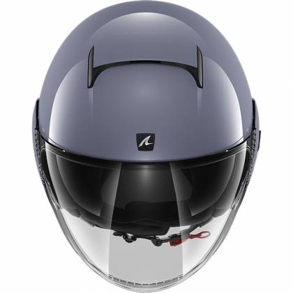 Cască Moto Damă Open Face SHARK NANO BLANK · Gri  - 1