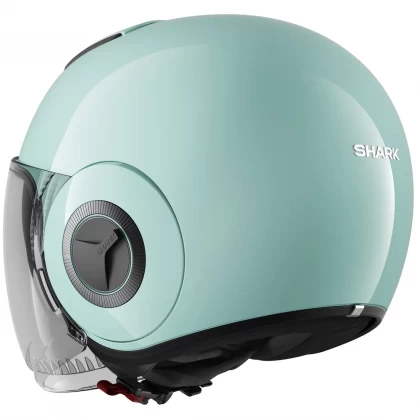 Cască Moto Damă Open Face SHARK NANO BLANK · Verde  - 2