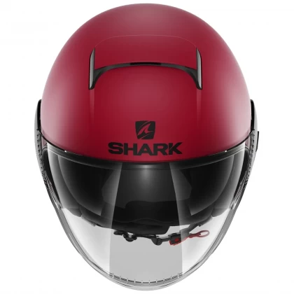 Cască Moto Open-Face SHARK NANO STREET NEON MAT · Roșu / Negru  - 1