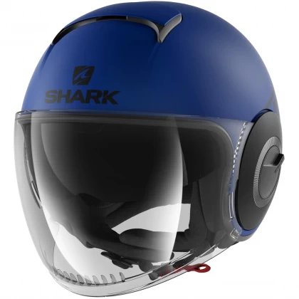 Cască Moto Open Face SHARK NANO STREET NEON MAT · Albastru / Negru  - 0