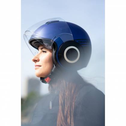 Cască Moto Open Face SHARK NANO STREET NEON MAT · Albastru / Negru  - 1