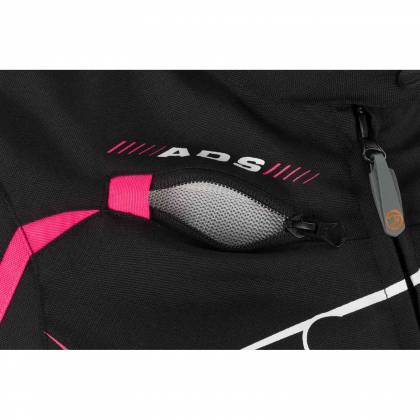 Geacă Moto Damă din Textil BERING LADY KALOWAY · Negru / Roz  - 5