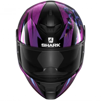 Cască Moto Integrală SHARK D-SKWAL 2 ATRAXX · Negru / Mov  - 1
