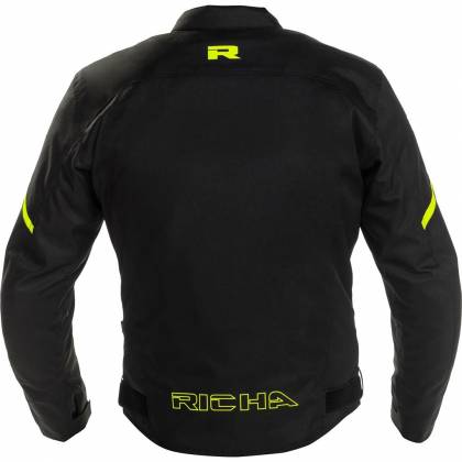 Geacă Moto din Textil RICHA BUSTER WP · Negru / Galben-Fluo  - 2