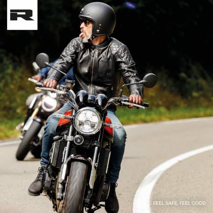 Geacă Moto din Piele RICHA YORKTOWN · Negru  - 2