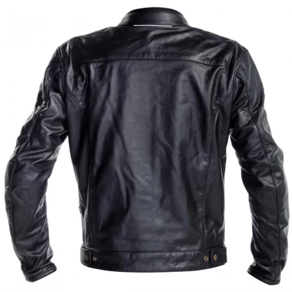 Geacă Moto din Piele RICHA NORMANDIE · Negru  - 1