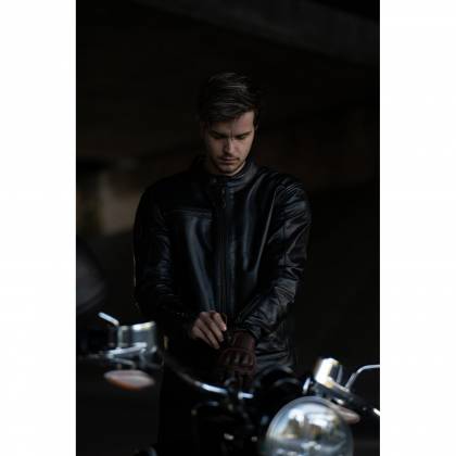 Geacă Moto din Piele RICHA NORMANDIE · Negru  - 6