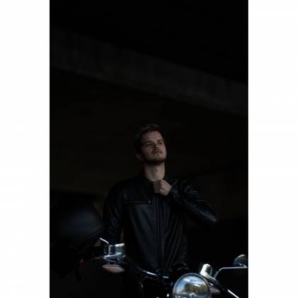 Geacă Moto din Piele RICHA NORMANDIE · Negru  - 5