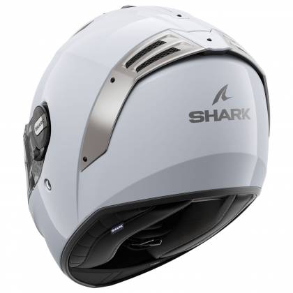 Cască Moto Integrală SHARK SPARTAN RS BLANK · Alb / Argintiu  - 2