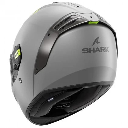 Cască Moto Integrală SHARK SPARTAN RS BLANK MAT SP · Gri / Negru / Galben-Fluo  - 2