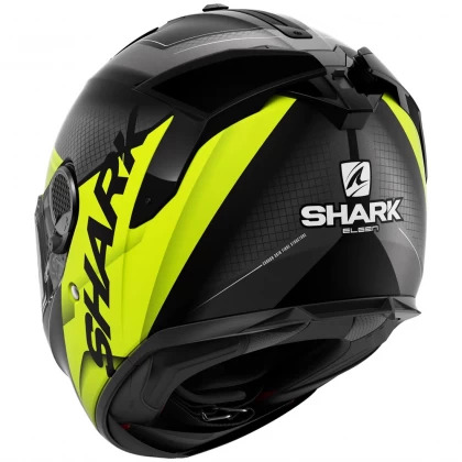 Cască Moto Integrală SHARK SPARTAN GT BCL. MICR. ELGEN MAT · Negru Mat / Galben  - 2
