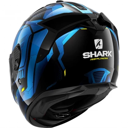 Cască Moto Integrală SHARK SPARTAN GT BCL. MICR. REPLIKAN · Negru / Albastru / Galben  - 2