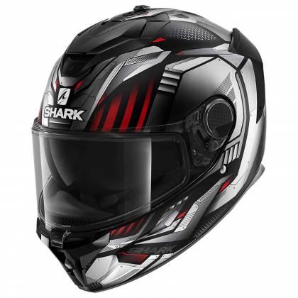 Cască Moto Integrală SHARK SPARTAN GT BCL. MICR. REPLIKAN MAT · Negru / Gri / Roșu  - 0