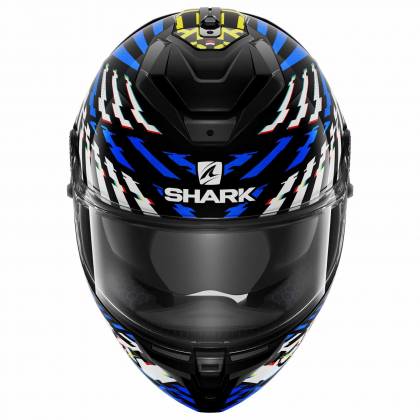 Cască Moto Integrală SHARK SPARTAN GT BCL. MICR. E-BRAKE · Negru / Albastru / Galben  - 1