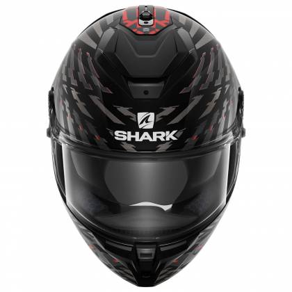 Cască Moto Integrală SHARK SPARTAN GT BCL. MICR. E-BRAKE MAT · Negru / Gri / Roșu  - 1