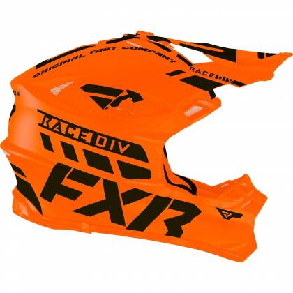 Cască Enduro - Cross - Snowmobil FXR RACING BLADE RACE DIV · Portocaliu / Negru  - 2