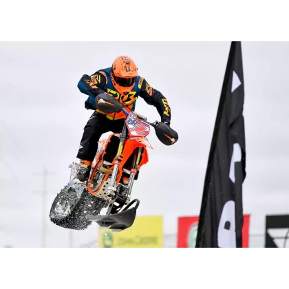 Cască Enduro - Cross - Snowmobil FXR RACING BLADE RACE DIV · Portocaliu / Negru  - 8