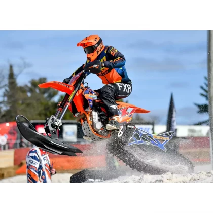 Cască Enduro - Cross - Snowmobil FXR RACING BLADE RACE DIV · Portocaliu / Negru  - 6