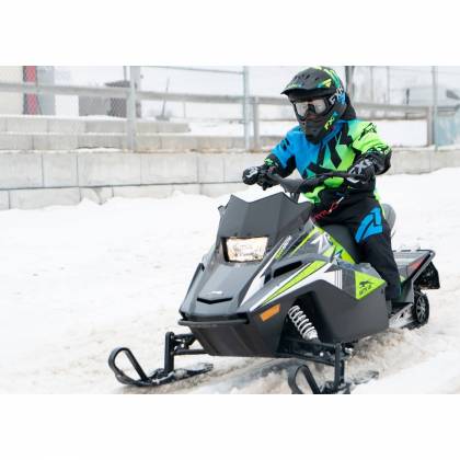 Cască Enduro - Cross Copii FXR RACING LEGION · Negru Mat / Albastru / Galben-Fluo  - 6