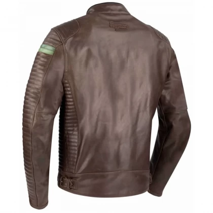 Geacă Moto din Piele SEGURA COBRA · Maro  - 3