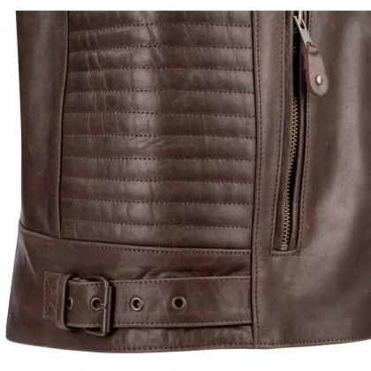 Geacă Moto din Piele SEGURA COBRA · Maro  - 5