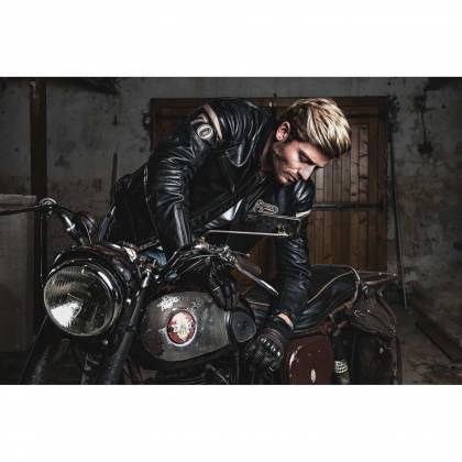 Geacă Moto din Piele SEGURA MORTYMER · Negru  - 2