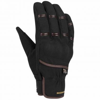 Mănuși Moto din Textil SEGURA ZEEK · Negru / Maro  - 0