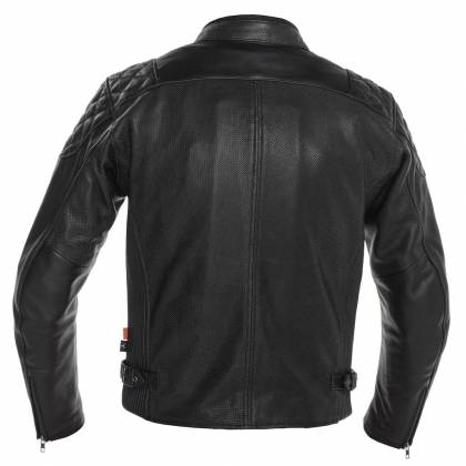 Geacă Moto din Piele RICHA YORKTOWN Mărimi Extra · Negru  - 7