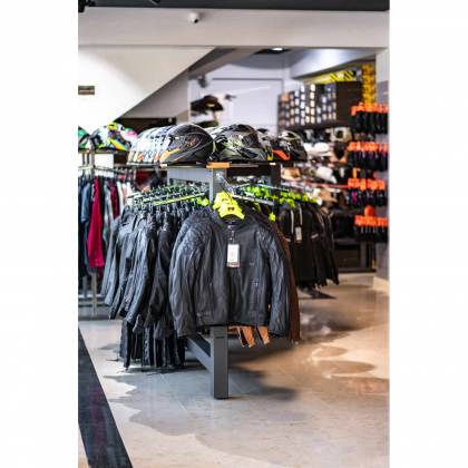 Geacă Moto din Piele RICHA YORKTOWN Mărimi Extra · Negru  - 3