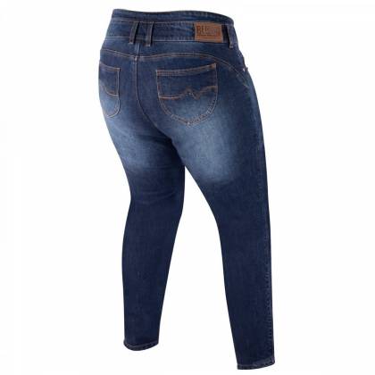Blugi Moto Damă Stretch cu Kevlar BERING LADY GILDA Queen Size · Albastru  - 1