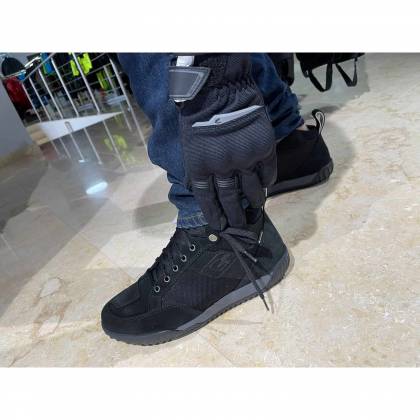 Mănuși Moto din Piele & Textil BERING FLETCHER EVO · Negru  - 1